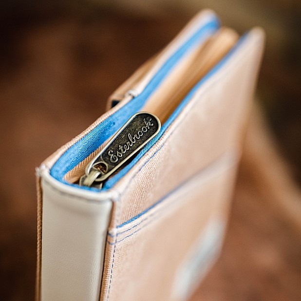 Esterbrook 20 Slot Canvas Zipper Pen Case Tan