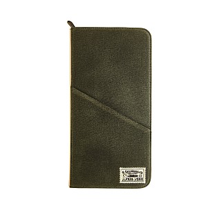 Esterbrook 40 Slot Canvas Zipper Pen Case Army Green 