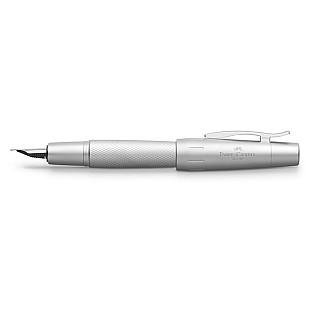 Faber-Castell E-Motion Pure Silver Caneta de Tinta Permanente