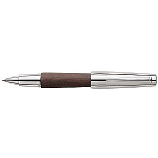 Faber-Castell E-Motion Wood Dark Brown Rollerball