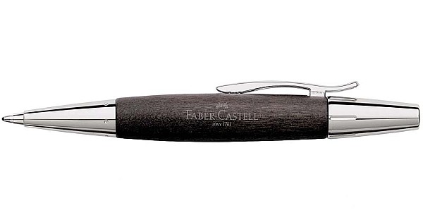 Faber-Castell E-Motion Wood Black Ballpoint | Appelboom.com