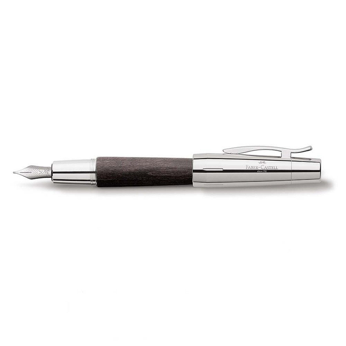 Faber-Castell E-Motion Wood Black Fountain pen