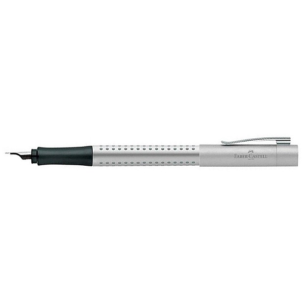 Faber-Castell Grip 2011 Silver Fountain pen