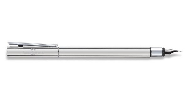 Faber-Castell Neo Slim Stainless Steel Shiny Fountain pen