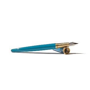 Ferris Wheel Press Brush Printmakers Teal Stylo Plume