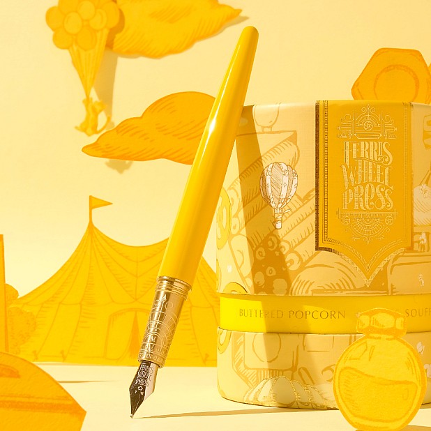 Ferris Wheel Press Brush Sunset Yellow Vulpen