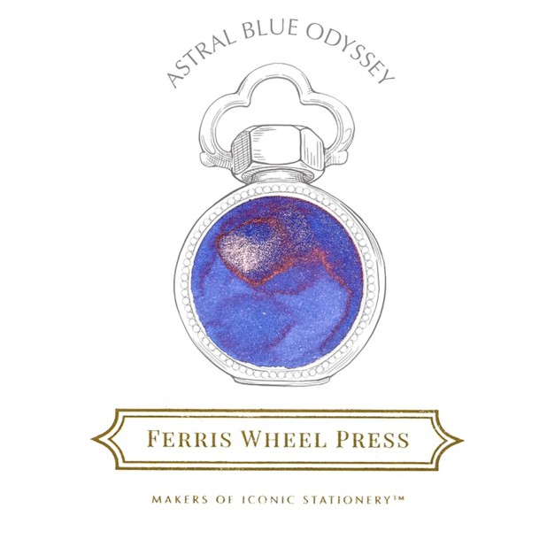 Ferris Wheel Press Astral Blue Odessey 38 ml Ink Bottle