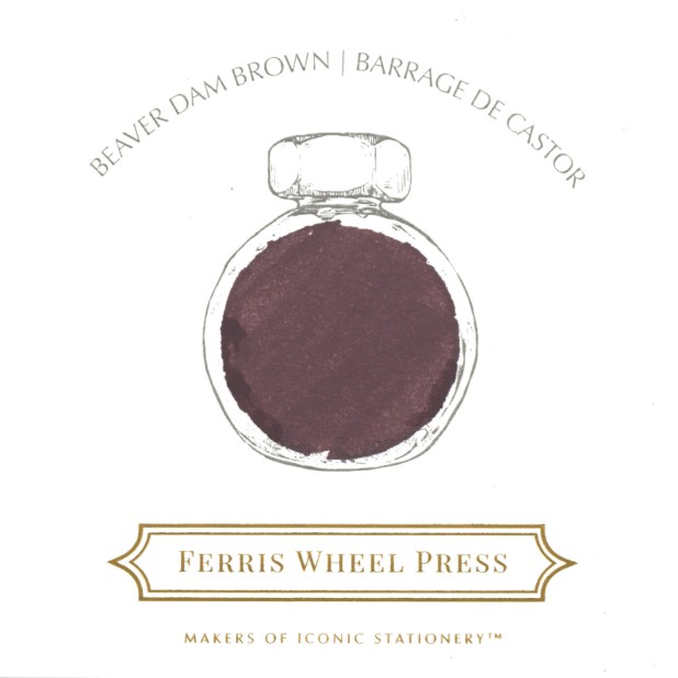 Ferris Wheel Press Autumn in Ontario Beaver Dam Brown 38 ml Tinteiro