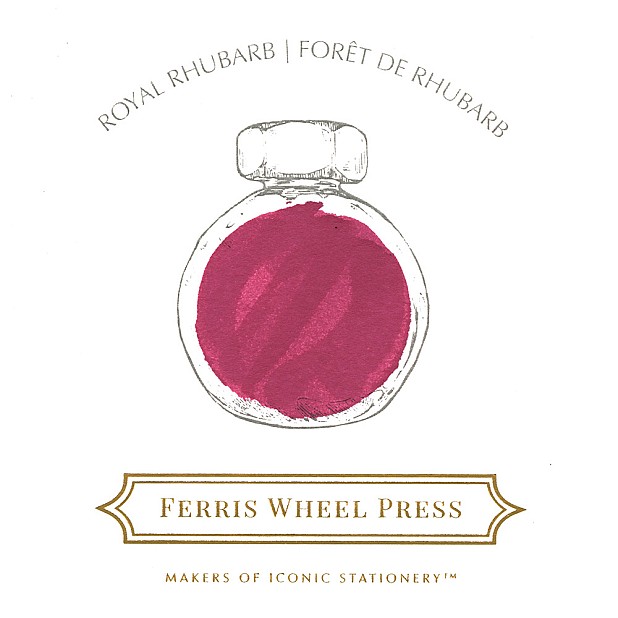Ferris Wheel Press Autumn in Ontario Royal Rhubarb 38 ml Tintero