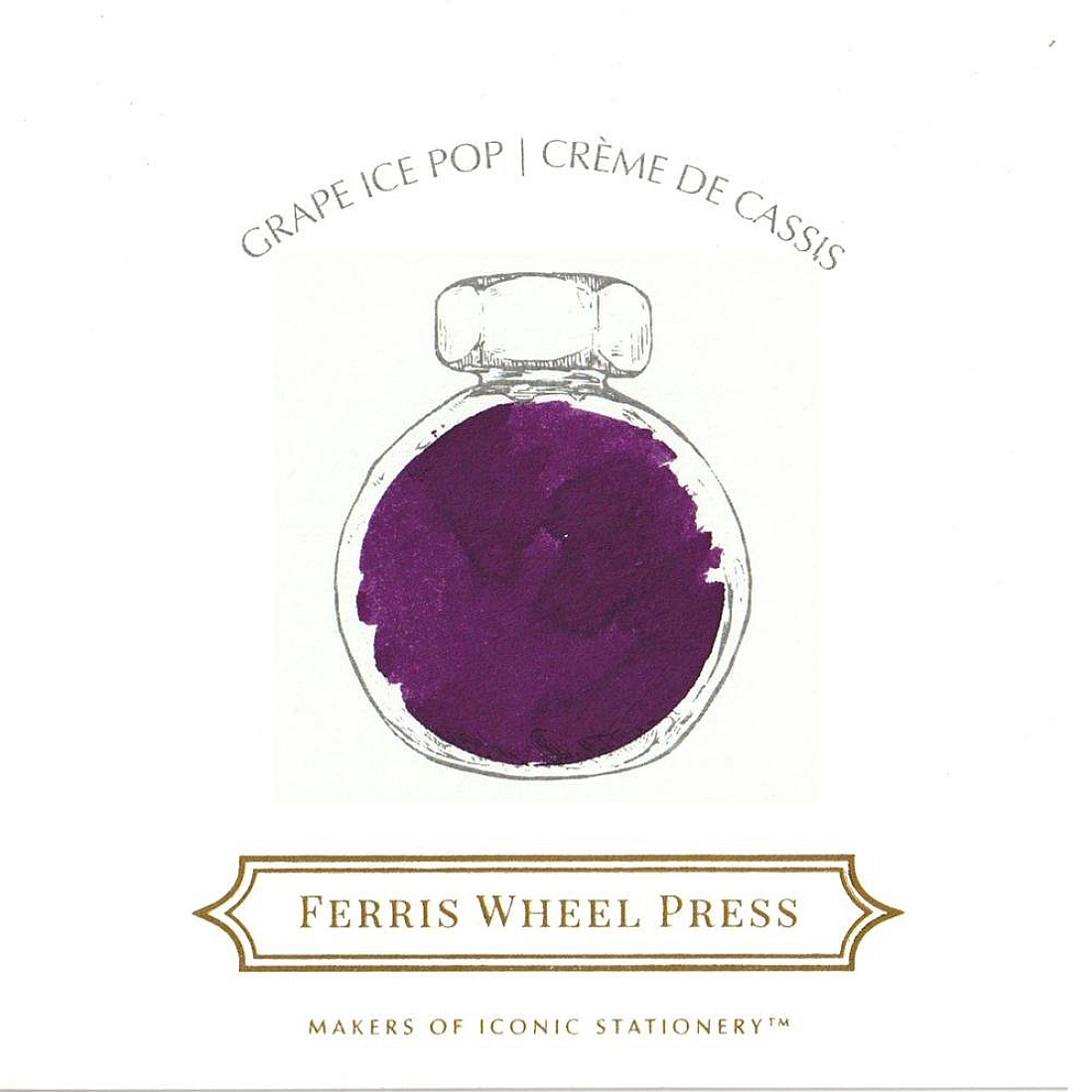 Ferris Wheel Press Gourmet Summer Grape Ice Pop 38 ml Inkwell