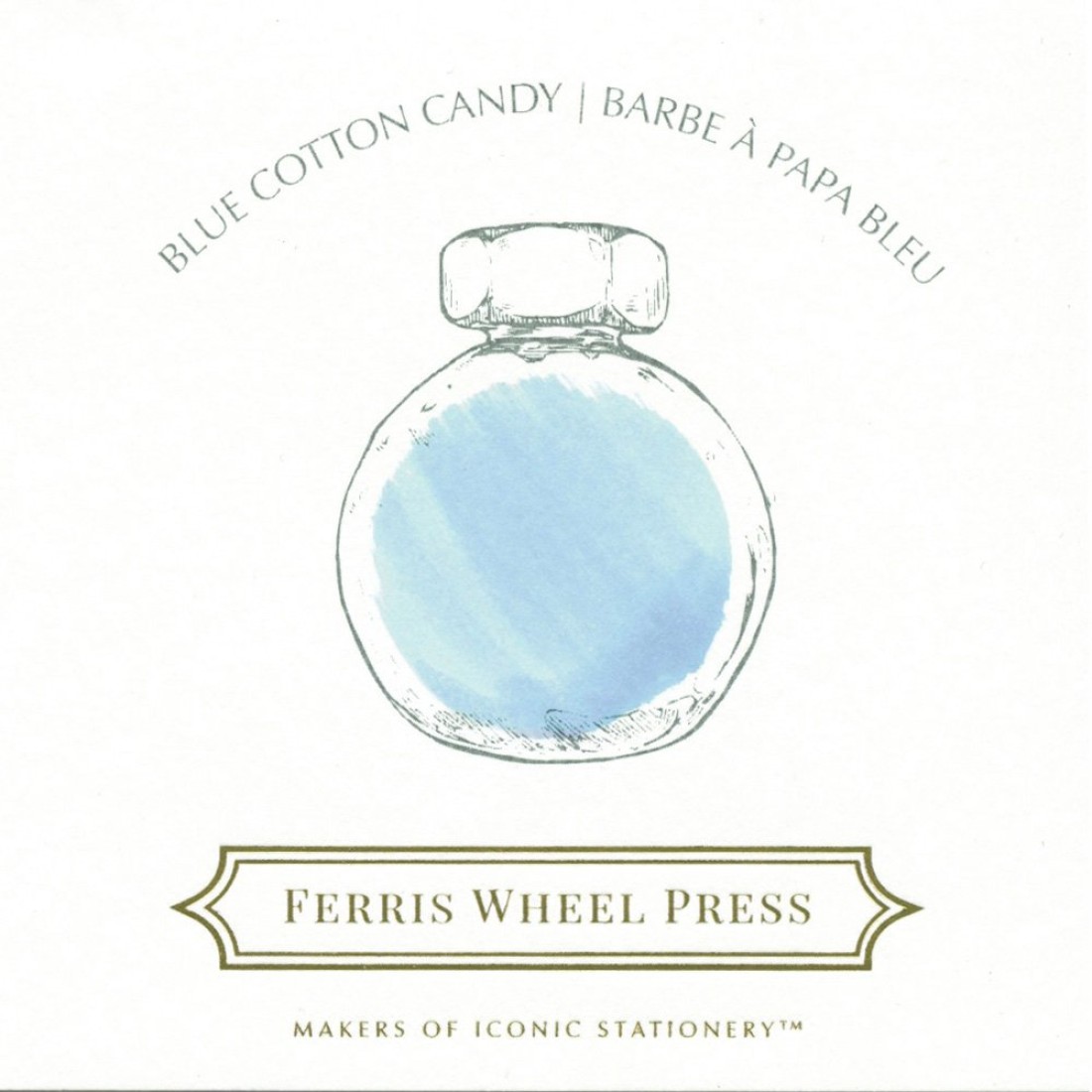 Ferris Wheel Press High Tea Blue Cotton Candy 38 ml Inkwell