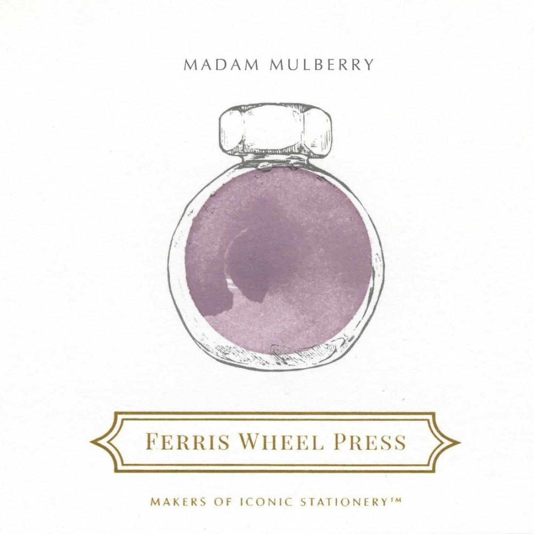 Ferris Wheel Press Morningside Madam Mulberry 38 ml Inkwell