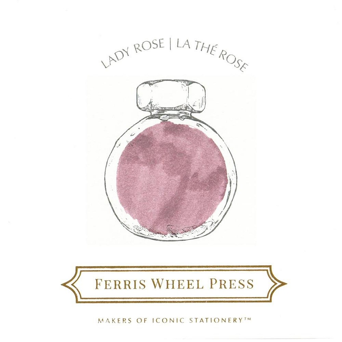 Ferris Wheel Press Gourmet Summer Lady Rose 85 ml Inkwell