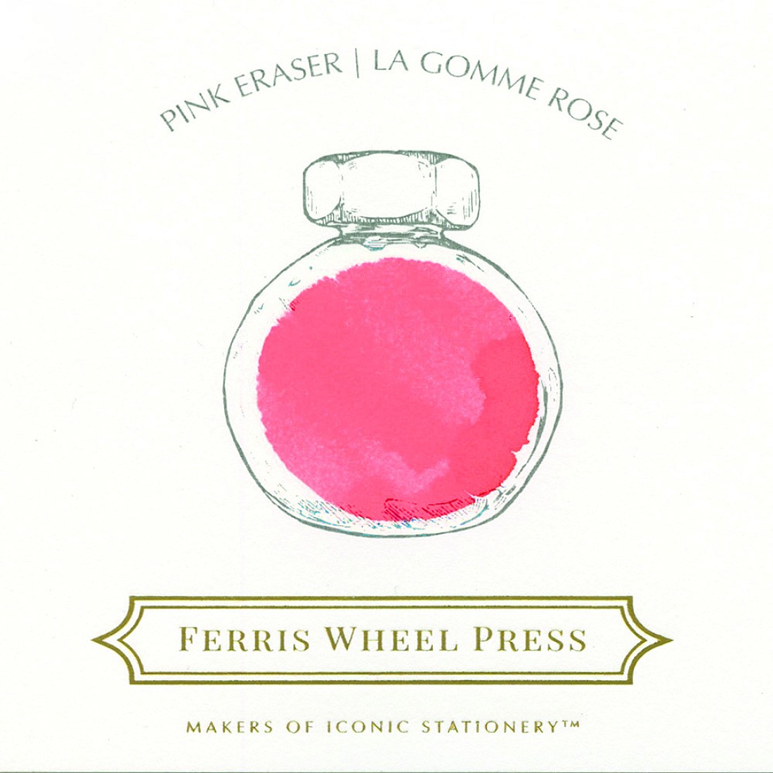 Ferris Wheel Press High Tea Pink Eraser 85 ml Inkwell