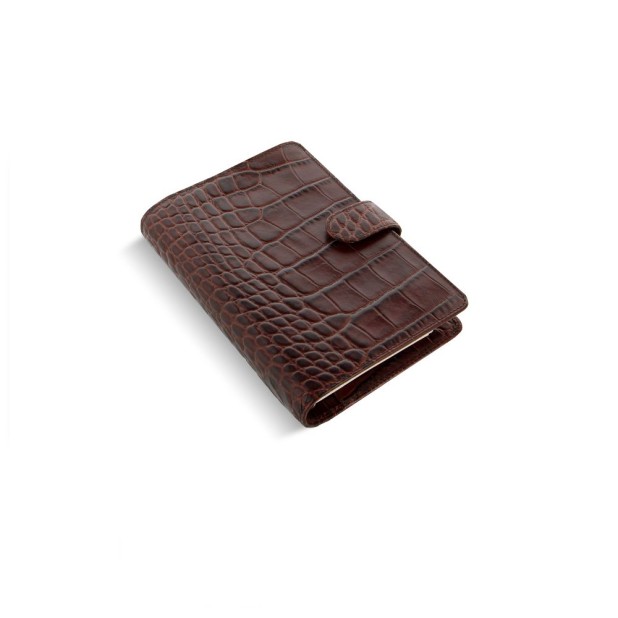 Filofax Classic Croc Chestnut Personal Organizador