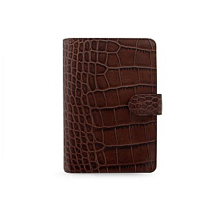 Filofax Classic Croc Chestnut Personal Organizer