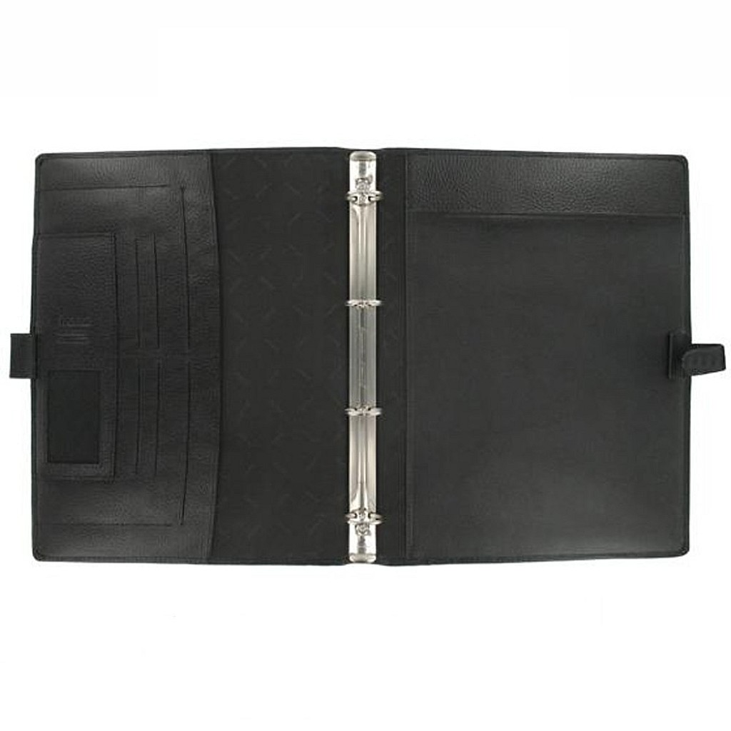 Filofax Finsbury Black A5 Organizer | Appelboom.com