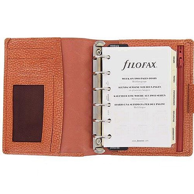 Filofax Finsbury Raspberry Pocket Organizer