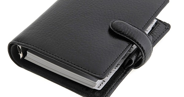 Filofax Finsbury Black A5 Organizador - Organizer | Appelboom.com