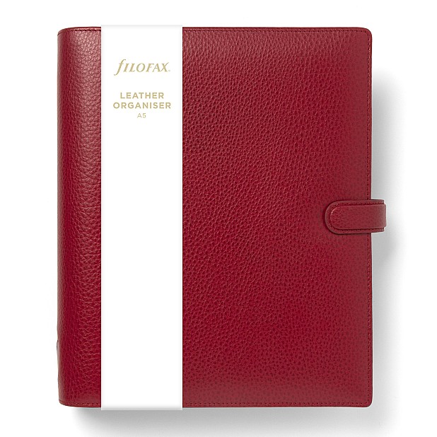 Filofax Finsbury Scarlet A5 Organizer