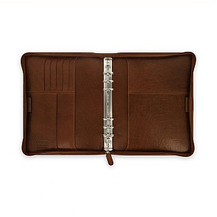 Filofax Lockwood Cognac Zipped A5 Organizer
