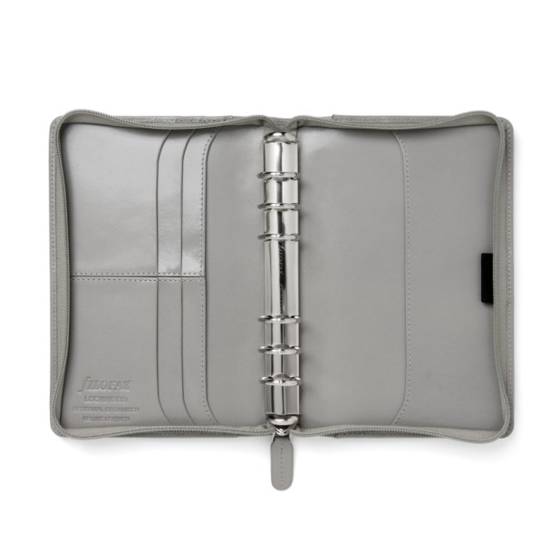 Filofax Lockwood Concrete Personal Zip Organizer
