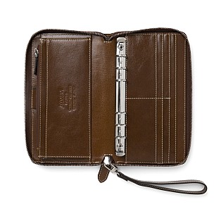 Filofax Malden Ochre Personal Compact Zip Organizer