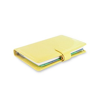 Filofax Patent Lemon Compact Organizer