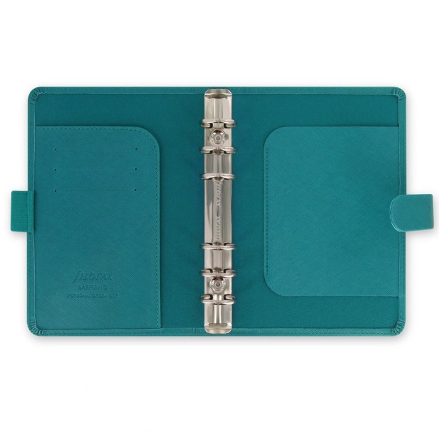Filofax Saffiano Aquamarine Personal Organizer