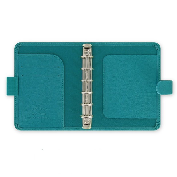Filofax Saffiano Aquamarine Pocket Organizer