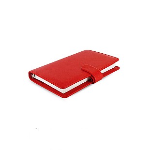 Filofax Saffiano Poppy Red Compact Organizer