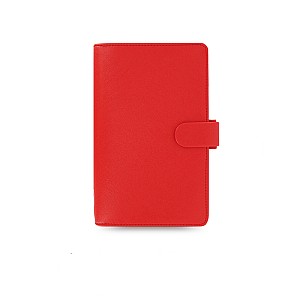 Filofax Saffiano Poppy Red Compact Organizer