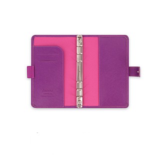 Filofax Saffiano Raspberry Compact Organizer