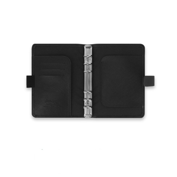 Filofax Saffiano Black Personal Organizer