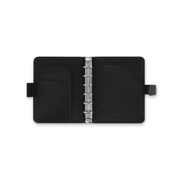 Filofax Saffiano Black Pocket Organizer