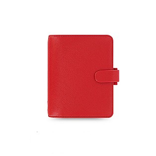 Filofax Saffiano Poppy Red Pocket Organizer