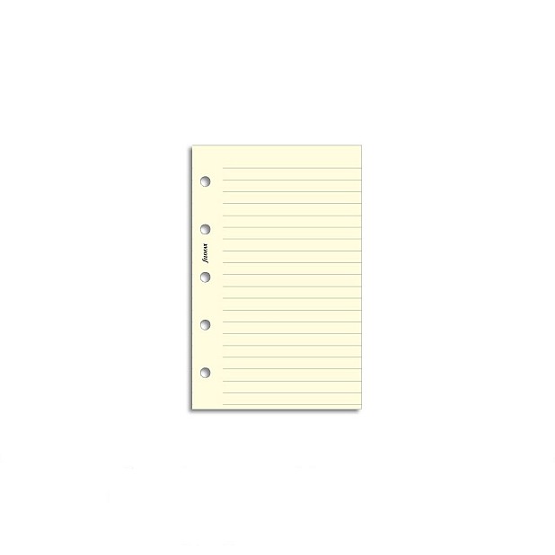 Mini - Filofax Refill Mini Cream Ruled Notepaper