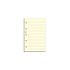 Filofax Refill Mini Cream Ruled Notepaper