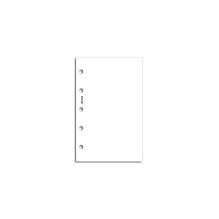 Filofax Refill Mini White Plain Notepaper