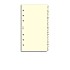 Filofax Refill Personal Cream Alphabetical Index 2 Letters