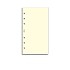 Filofax Refill Personal Cream Plain Notepaper