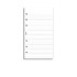 Filofax Refill Personal White Ruled Notepaper