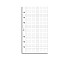 Filofax Refill Personal White Quadrille Notepaper