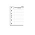 Filofax Vulling Pocket Wit Verjaardagen & Jubilea Notitiepapier