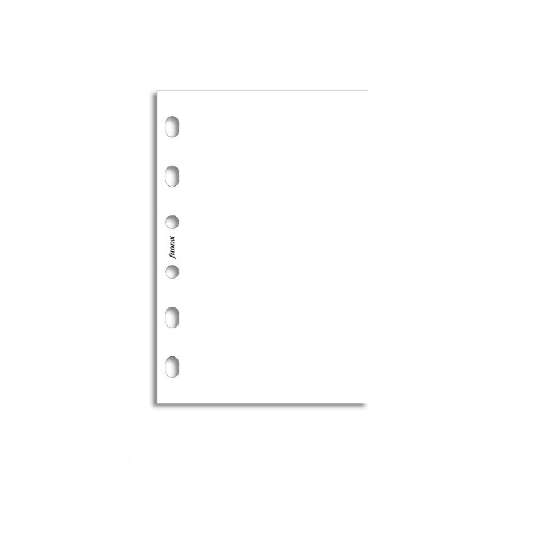 Filofax Refill Pocket White Plain Notepaper