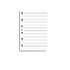Filofax Refill Pocket White Ruled Notepaper