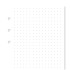 Filofax Refill Personal White Dotted Notepaper