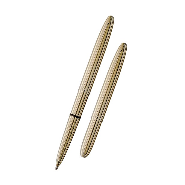 Fisher Space Pen Bullet Solar Flare Gold Titanium Kugelschreiber