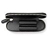 Graf von Faber-Castell Cashmere Black Zippered Pen Pouch (Double)