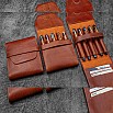 Galen Leather Legacy Deep Cognac TwinFlip Penetui (5-delig)